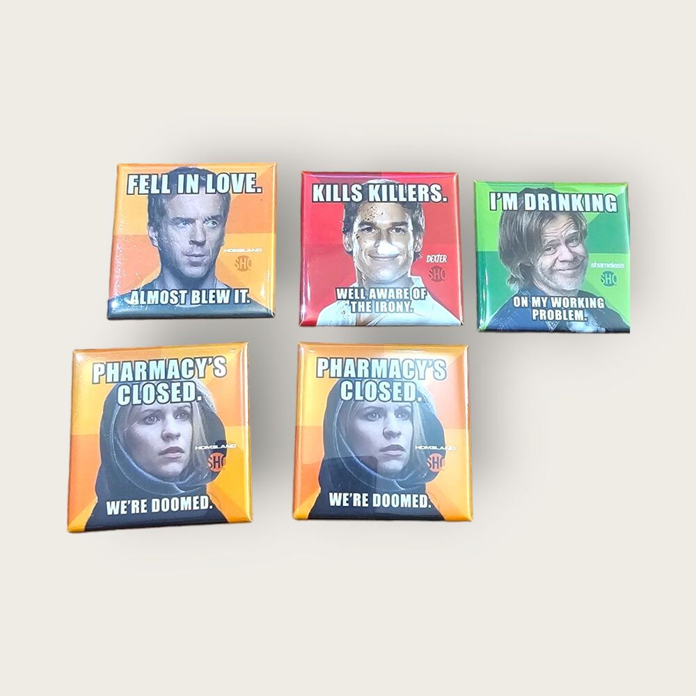 Bundle of Showtime buttons